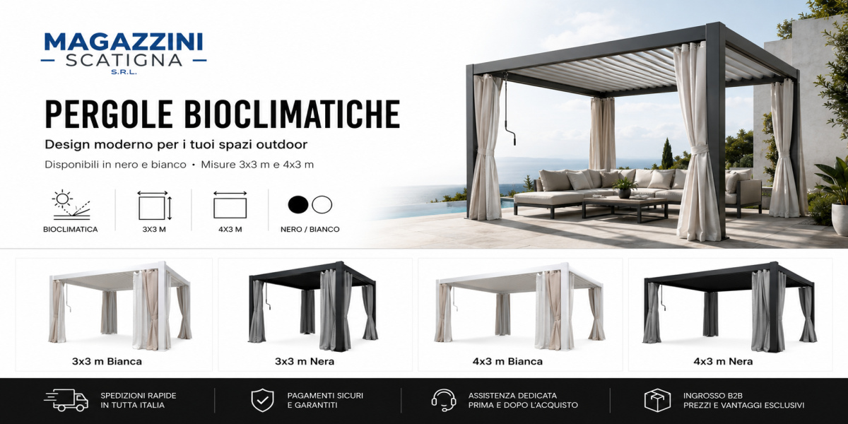 NEW PERGOLE BIOCLIMATICHE