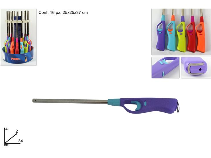 ACCENDIGAS CON CANNA LUNGA 40411612 - Everyday > Cucina > Utensili Da Cucina - Ingrosso B2B Magazzini Scatigna