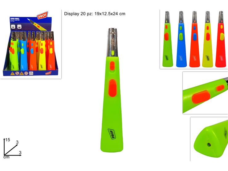 ACCENDIGAS FLUO' DL20 40411633  - Everyday > Cucina > Utensili Da Cucina - Ingrosso B2B Magazzini Scatigna