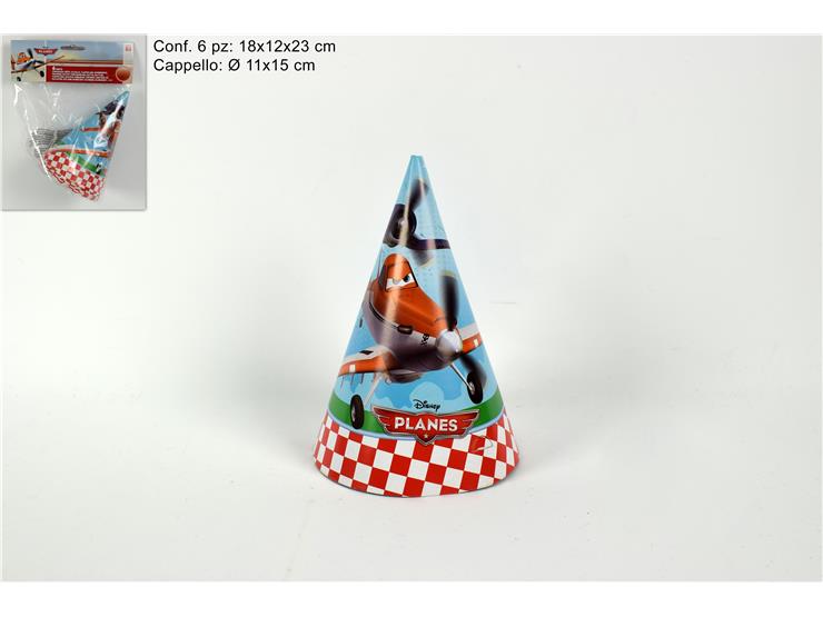 CAPPELLINI DISNEY PLANES PARTY Pz6 82105 - Eventi > Carnevale > Party - Ingrosso B2B Magazzini Scatigna