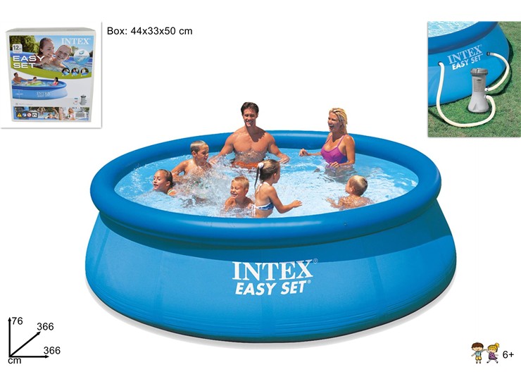 PISCINA EASY Cm.36676 POMPA  28132  - Summer > Tempo Libero E Giochi > Gonfiabili Piscine - Ingrosso B2B Magazzini Scatigna