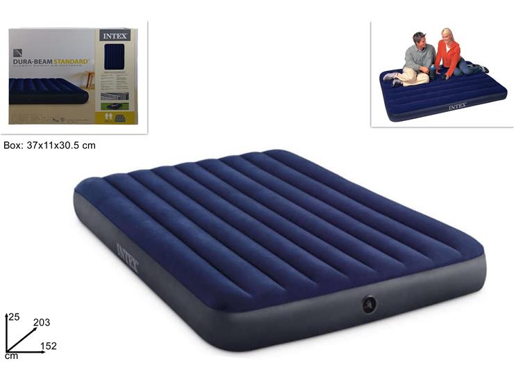 MATERASSO CLASS.DOWNY MATRIM.FIB.152203 - Summer > Tempo Libero E Giochi > Gonfiabili - Ingrosso B2B Magazzini Scatigna