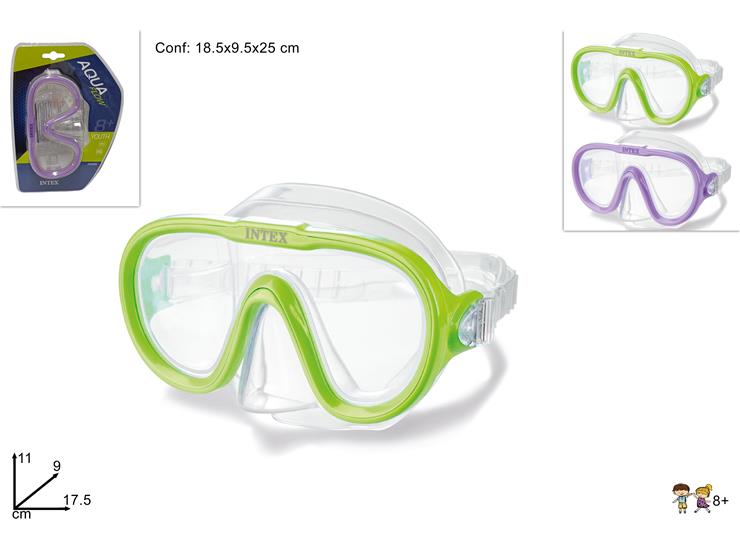 MASCHERA BIMBO COLORI ASSORTITI 55916 - Summer > Tempo Libero E Giochi > Nuoto - Ingrosso B2B Magazzini Scatigna
