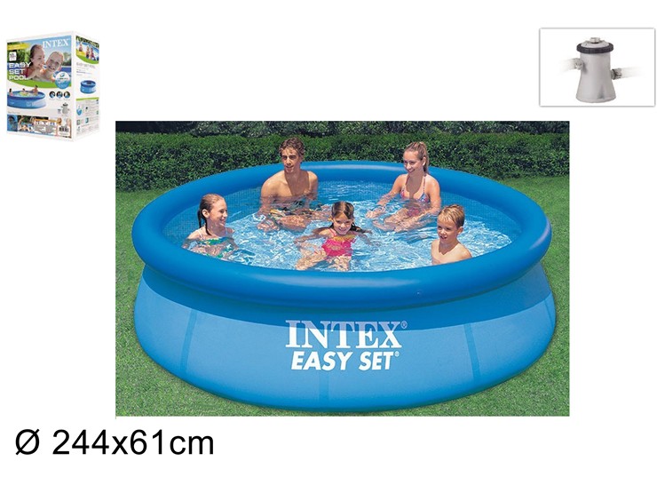 PISCINA EASY Cm.24461 POMPA FILTRO28108 - Summer > Tempo Libero E Giochi > Piscine E Accessori - Ingrosso B2B Magazzini Scatigna