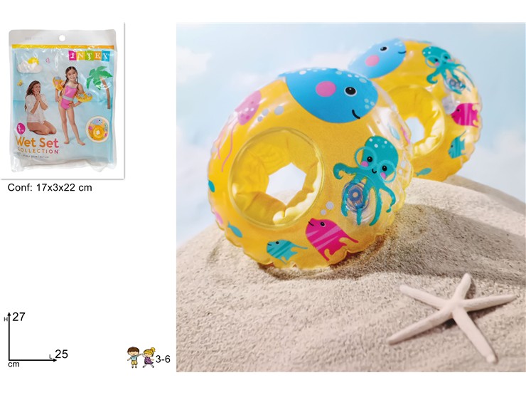 BRACCIOLI AMICI DEL MARE Cm.2725  59651 - Summer > Tempo Libero E Giochi > Gonfiabili - Ingrosso B2B Magazzini Scatigna
