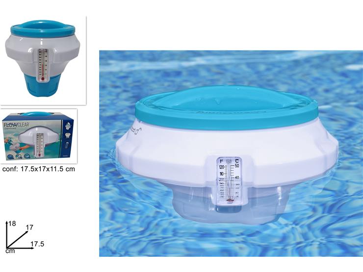 DISPENSER CLORO MEDIO Cm.17,5 C/TER58701 - Summer > Tempo Libero E Giochi > Piscine E Accessori - Ingrosso B2B Magazzini Scatigna
