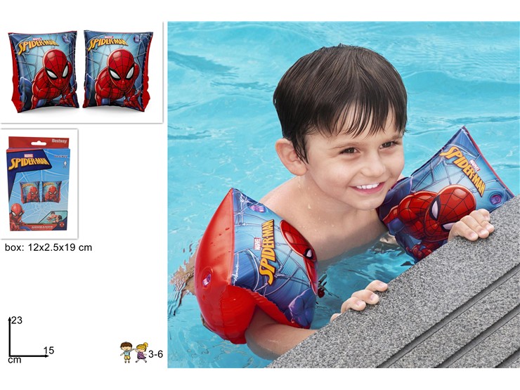 BRACCIOLI SPIDERMAN Cm.2315 98001EU - Summer > Tempo Libero E Giochi > Gonfiabili - Ingrosso B2B Magazzini Scatigna