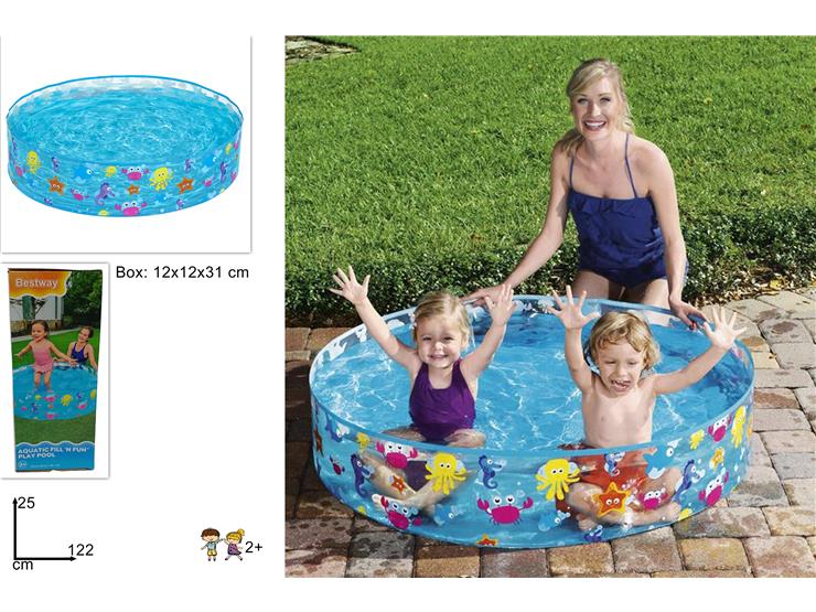 PISCINA RIGIDA FANT.MARE Cm.12225 55028 - Summer > Piscine E Accessori > Piscine Piccole - Ingrosso B2B Magazzini Scatigna