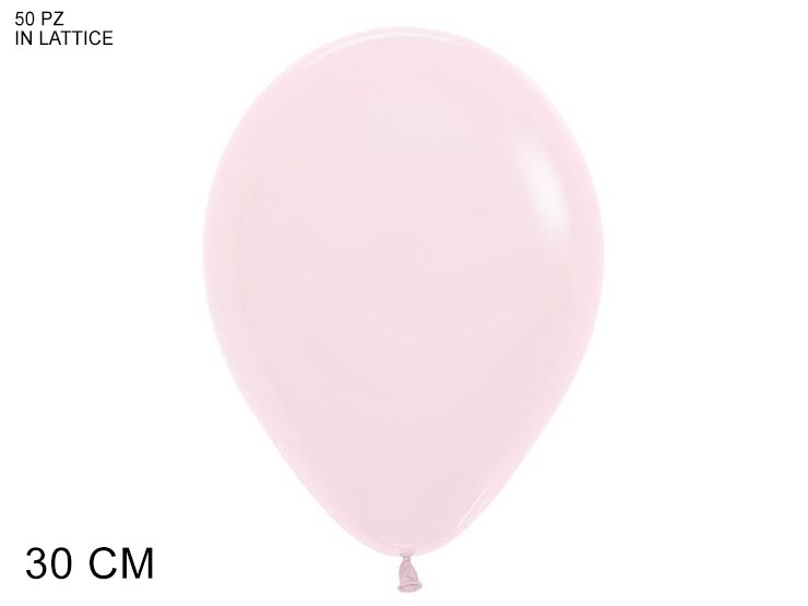 PALLONCINO ROSA (609) 12"" PZ.50 - Party > Palloncini > Palloncini Lattice - Ingrosso B2B Magazzini Scatigna