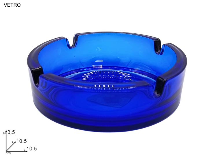 POSACENERE DRESDA 107 BLU' 95019522BE - Everyday > Everyday > Accessori Per La Casa - Ingrosso B2B Magazzini Scatigna