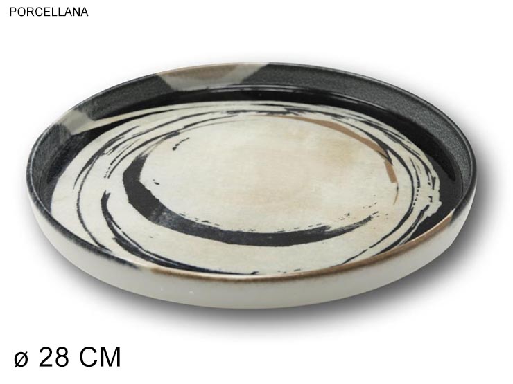 OSLO PIANO 20CM DARK MATTER - Everyday > Tavola > Servizio Piatti Ceramica - Ingrosso B2B Magazzini Scatigna