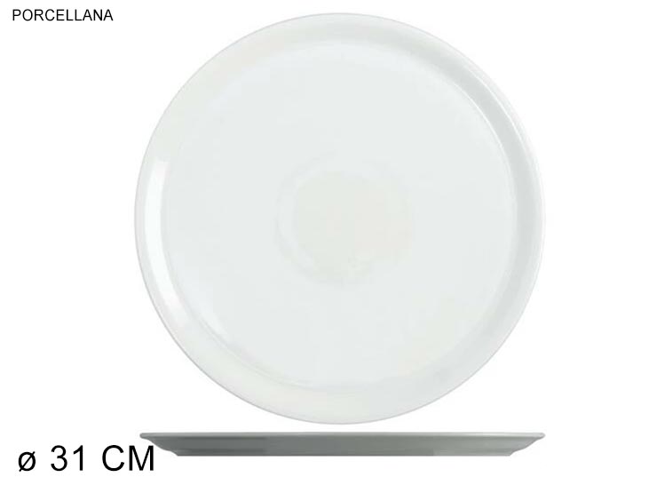 NAPOLI PIZZA 31 CM. BIANCO - Everyday > Tavola > Servizio Piatti Ceramica - Ingrosso B2B Magazzini Scatigna