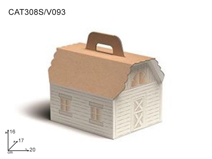 CASSET. LITTLE COTTAGE CAT308S/V093 - Confezionamento > Cestini Box Scatole > Scatole - Ingrosso B2B Magazzini Scatigna