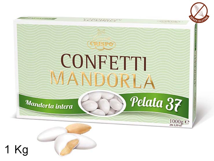 PELATA 37 - BIANCO-AST.GR. 1000-(1/12) - Dolciumi > Confetti > Crispi - Ingrosso B2B Magazzini Scatigna