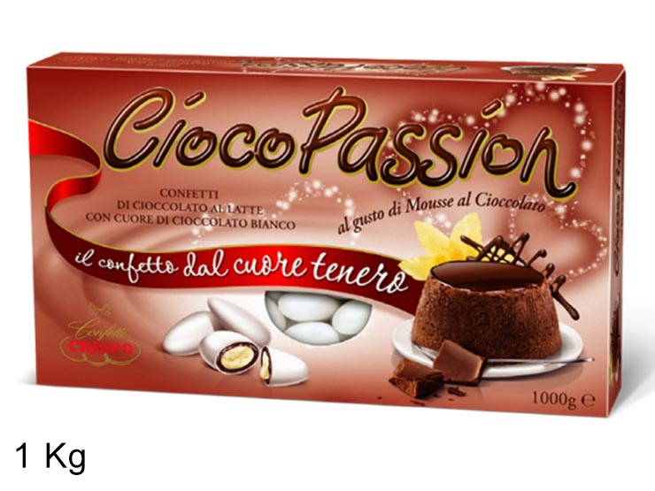 CIOCO PASSION MOUSSE CIOCC.Kg.1 01013815 - Dolciumi > Confetti > Crispo - Ingrosso B2B Magazzini Scatigna