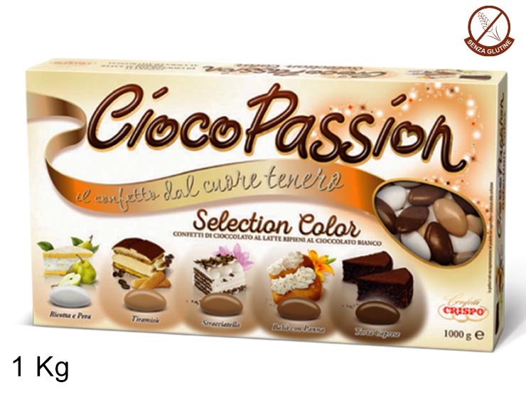 SELECTION CIOCO PASSION MARRONE-GUSTI AS - Dolciumi > Confetti > Crispo - Ingrosso B2B Magazzini Scatigna