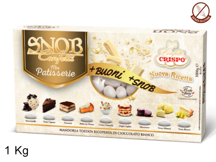SNOB MIX PATISSERIE  KG.1 010137931 - Dolciumi > Confetti > Crispi - Ingrosso B2B Magazzini Scatigna