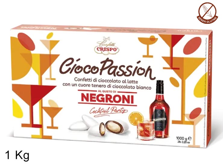 CIOCO PASSION NEGRONI Kg.1  010138390 - Dolciumi > Confetti > Crispi - Ingrosso B2B Magazzini Scatigna