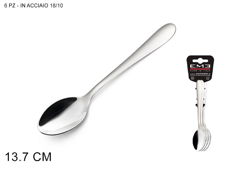 CUCCHIAINO CAFFE' SEGNO CF6PZ - Everyday > Tavola > Posate Metallo - Ingrosso B2B Magazzini Scatigna
