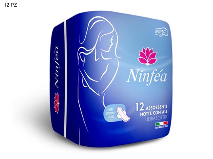 NINFEA ASSORBENTI NOTTE con ALI 12 pz. - Everyday > Cura Personale > Salute E Benessere - Ingrosso B2B Magazzini Scatigna