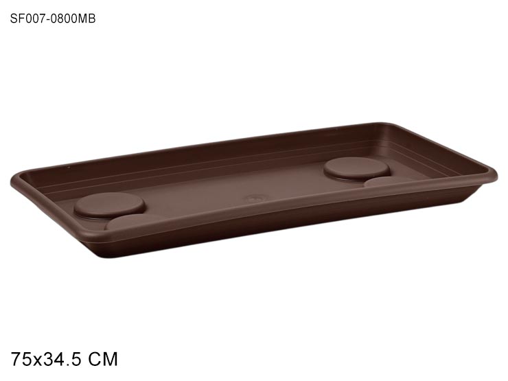 SOTTOFIOR. RETT. ANTHEA 80CM 3PZ BRONZO - Giardino E Giardinaggio > Sottovasi > Bronzo - Ingrosso B2B Magazzini Scatigna