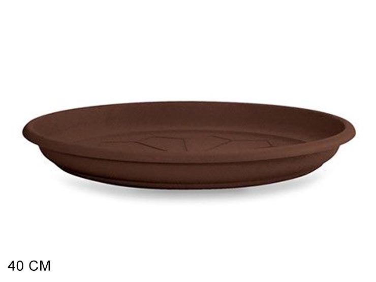 SOTTOVASO NAXOS 40CM 6PZ BRONZO - Giardino E Giardinaggio > Sottovasi > Bronzo - Ingrosso B2B Magazzini Scatigna
