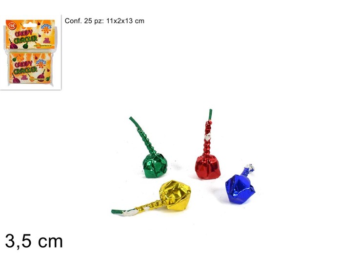 CANDY CREACKER BAG Art.0123AX EU CAT1 - Pirotecnica > Party Popper E Vari - Ingrosso B2B Magazzini Scatigna