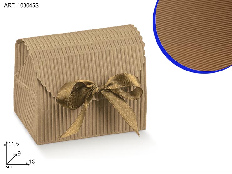 SCRIGNO 130X90X115 8045 - Articoli Regalo > Scatole E Box > Avana Ondulato - Ingrosso B2B Magazzini Scatigna