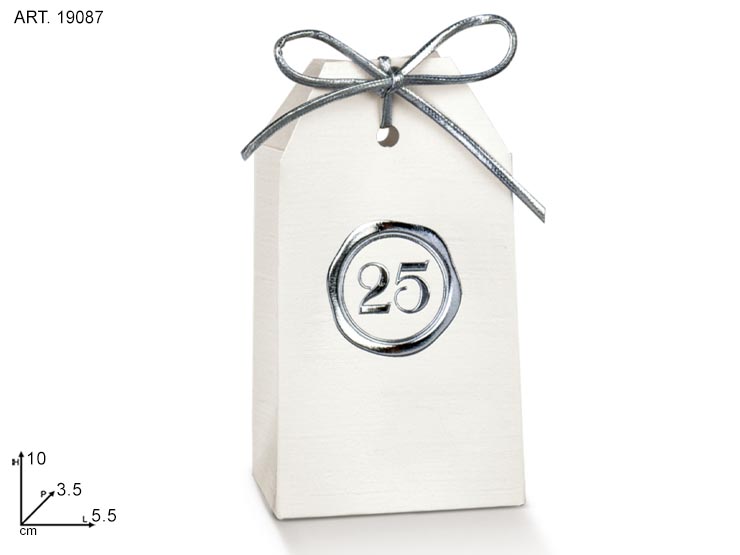 TAG.55X35X100 FIBRA B.CO ST. CALDO 19087 - Articoli Regalo > Scatole E Box > Portaconfetti Vari - Ingrosso B2B Magazzini Scatigna