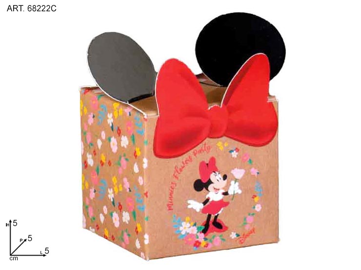 CUBO 50X50X50 MINN.FLOWE 68222C - Articoli Regalo > Scatole E Box > Disney - Ingrosso B2B Magazzini Scatigna
