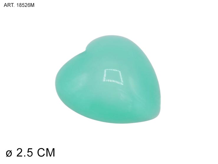 CUORI ACQUA DECORATIVI D.25 Art.18526M - Articoli Regalo > Scatole E Box > Decorazioni Varie - Ingrosso B2B Magazzini Scatigna