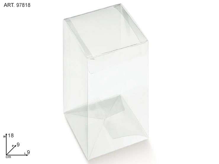 AUTOMAT.90X90X180 PET - Articoli Regalo > Scatole E Box > Trasparenti - Ingrosso B2B Magazzini Scatigna