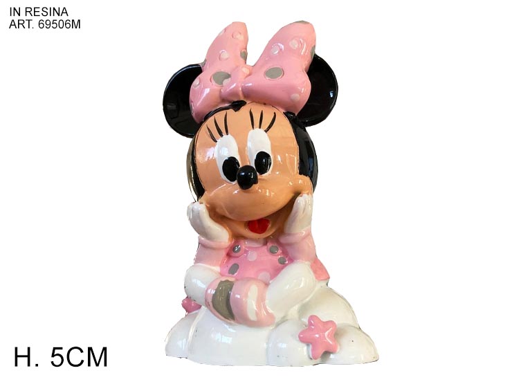 MINNIE ROSA SU NUVOLA 69506M - Articoli Regalo > Oggetti Regalo > Linea Disney - Ingrosso B2B Magazzini Scatigna