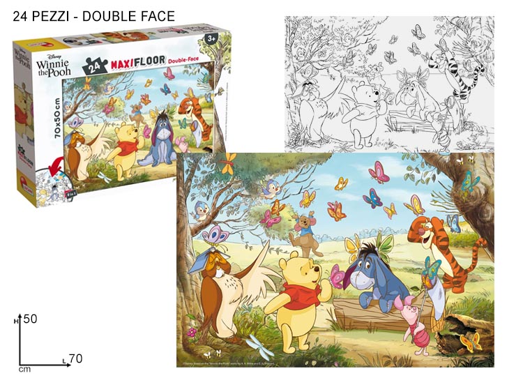 DISNEY PUZZLE DF MAXI FLOOR 24 WINNIE TH - Giocattoli > Puzzle > Classici - Ingrosso B2B Magazzini Scatigna