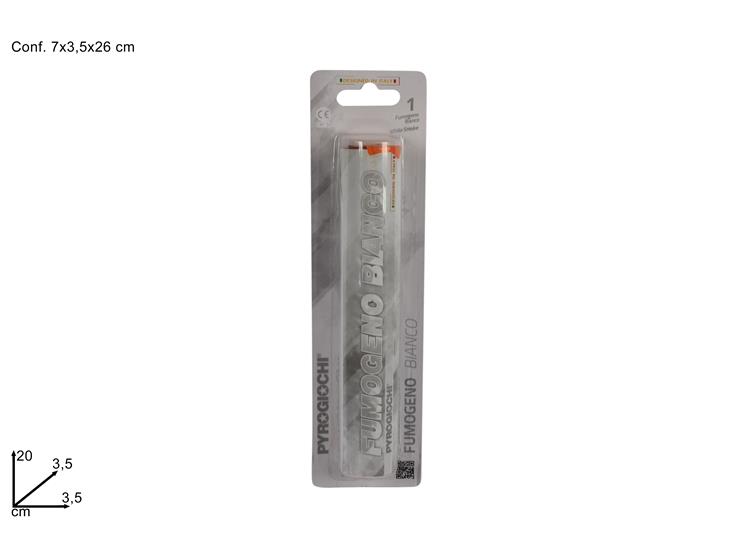 FUMOGENO BIANCO Art.43035 EU CAT.1 - Pirotecnica > Fumogeni - Ingrosso B2B Magazzini Scatigna