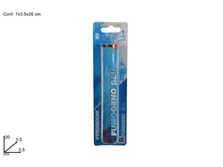 FUMOGENO BLU' Art.43039 EU CAT.1 - Pirotecnica > Fumogeni - Ingrosso B2B Magazzini Scatigna