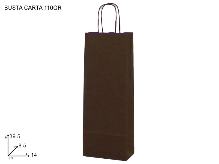 PORTA BOTTIGLIA MARRONEM.RITOR.14398.5 - Natale > Confezionamento > Buste Regalo - Ingrosso B2B Magazzini Scatigna