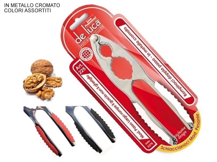 SCHIACCIANOCI PESANTE COLORATO 225 - Everyday > Cucina > Utensili Da Cucina - Ingrosso B2B Magazzini Scatigna