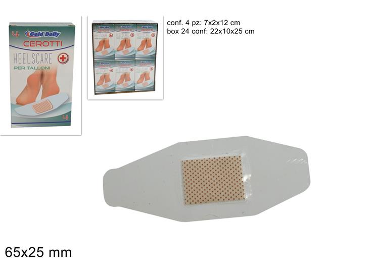 CEROTTI PER TALLONI Pz.4 Art.SF787 - Everyday > Cura Personale > Salute E Benessere - Ingrosso B2B Magazzini Scatigna