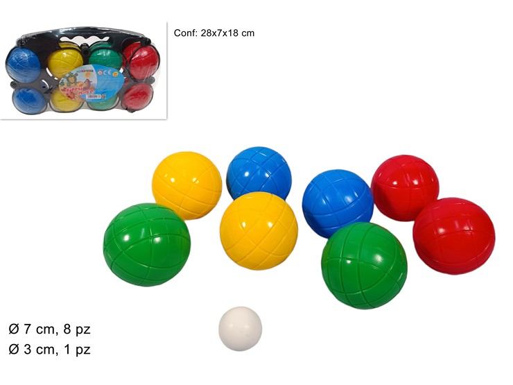 BOCCE Pz.81 Art.C008 - Summer > Tempo Libero E Giochi > Giochi Mare - Ingrosso B2B Magazzini Scatigna