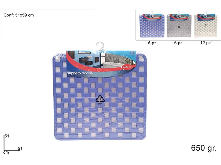 TAPPETO DOCCIA SCACCHIERA BR-5051 - Everyday > Bagno > Zona Doccia - Ingrosso B2B Magazzini Scatigna
