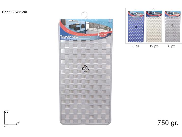 TAPPETO VASCA SCACCHIERA BR-7739 - Everyday > Bagno > Zona Doccia - Ingrosso B2B Magazzini Scatigna