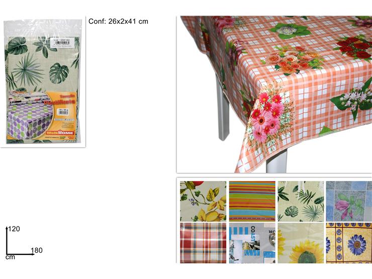 TOVAGLIA PLASTIF.ASS.Cm.120180 (SF1648) - Everyday > Tavola > Tovaglie E Accessori - Ingrosso B2B Magazzini Scatigna