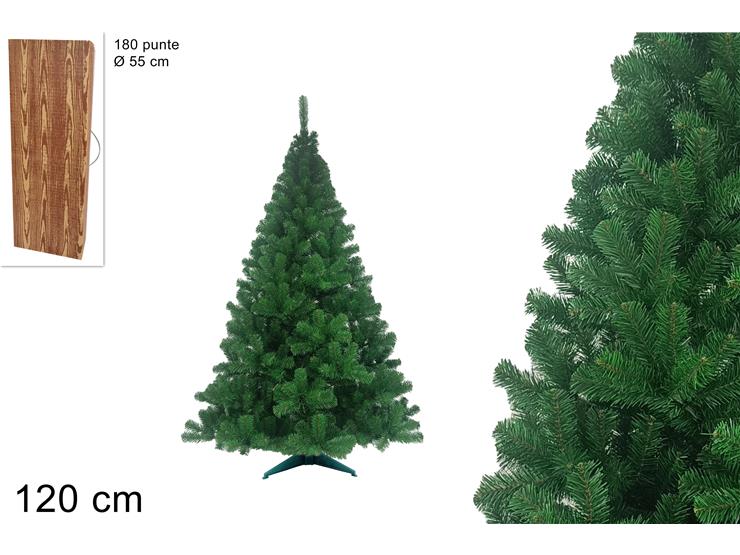 ALBERO SUPER ECO Cm120 180PUNTE 20Q70004 - Natale > Alberi > Verdi - Ingrosso B2B Magazzini Scatigna