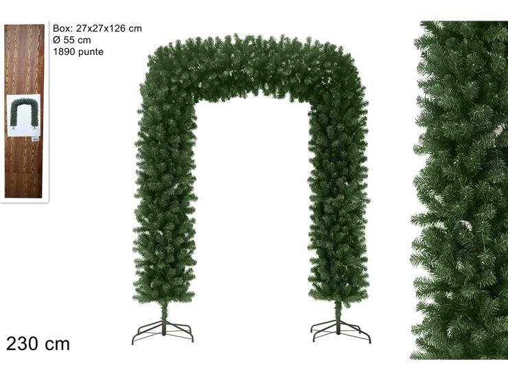 DECORAZIONI INGRESSO Art.HLN250 - Natale > Ghirlande E Fili > Ghirlande Archi Porte - Ingrosso B2B Magazzini Scatigna