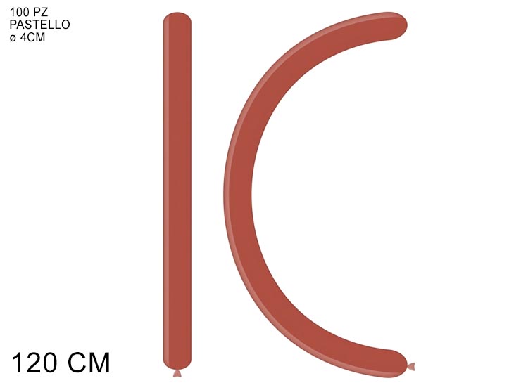 PALLONCINI MODEL. 260 PAST.ROSA ANTICO 9 - Party > Palloncini > Palloncini Lattice - Ingrosso B2B Magazzini Scatigna