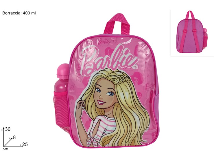 ZAINO BARBIE Cm.30 PVC C/BORRACCIA BASIC - Scuola Ufficio > Zaini Borse E Borsoni > Zaini - Ingrosso B2B Magazzini Scatigna