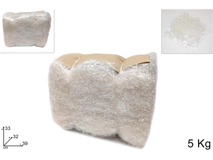 TRUCIOLO NEUTRO CONF.5 Kg - Confezionamento > Kit Ceste > Paglia 3 - Ingrosso B2B Magazzini Scatigna