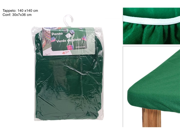 TAPPETO TAVOLO POKER Cm.140140 LZT- - Giocattoli > Gioco Da Tavolo > Carte Gioco - Ingrosso B2B Magazzini Scatigna