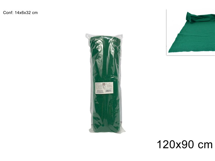 ROTOLO TESSUTO SINT.VERDE Cm.90120 P138 - Natale > Casa Arredo > Passatoie - Ingrosso B2B Magazzini Scatigna
